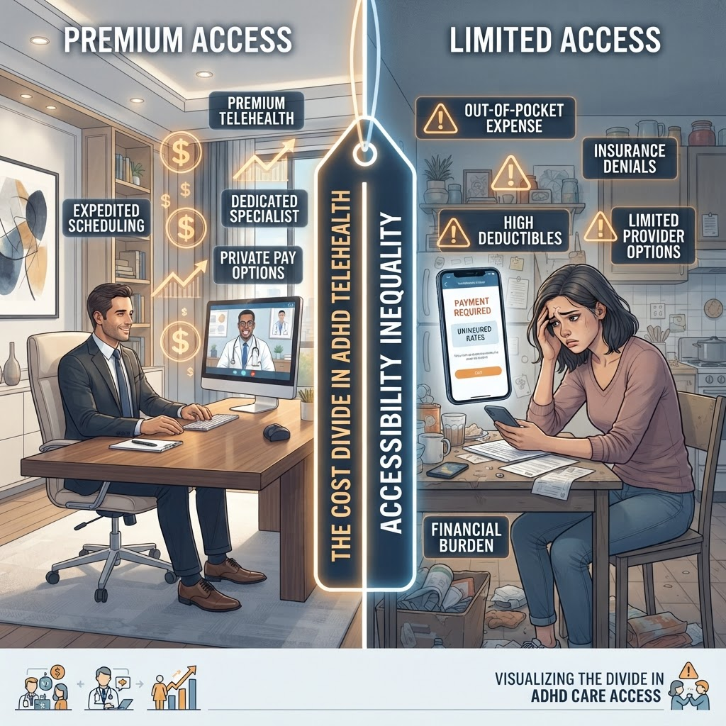 The Cost of ADHD Telehealth: Who Can Afford This Care?