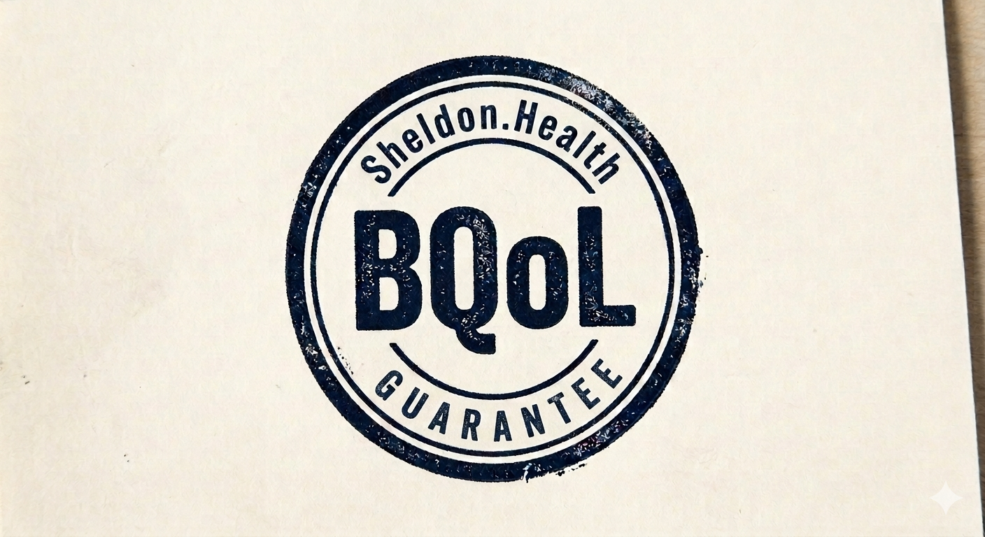 Sheldon.Health BQoL Guarantee — Better Quality of Life
